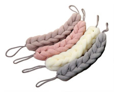 4 Packs Long Stretch Back Sponge With Rope Handles Back Scrubber Bath Shower Mesh Sponge Exfoliating Body Scrub Stretch Braided Loofah Compatible
