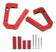 Jeep Wrangler JK 2007-2018 Rött Ersättningsdörrhandtag i Aluminiumlegering