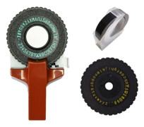 för Motex E101 Etikettskrivare +2 hjul Handstämpling Utskrift för dymo 3D Prägling Manuell Tejp Skrivmaskin Bokstäver Mac