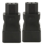 2 st IEC320 C20 till IEC320 C13 Strömadapter Plug Play för UPS PDU-server
