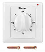 AC 220V Timer för pump - Högpresterande elektronisk styrning - Mekanisk nedräkningsuttag - Tidsswitch - 30 minuter