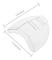Sidsskydd för glasögon Slip On Skyddsglasögon Shield Universal, sidsskydd 2 par