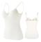 Spaghetti Strap Väst Basic Väst WHITE M white M