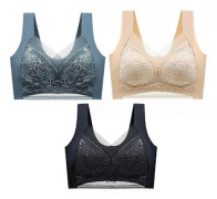 3-pack Spets Sömlös Bygelfri BH - Storlek 5XL