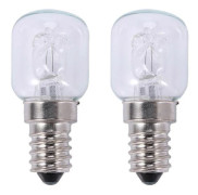 2x E14 Högtemperatur Glödlampa 500 Grader 25W Halogen Bubbelugn Glödlampa E14 250V 25W Quartz Glödlampa