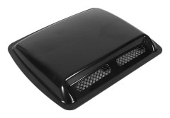 Huvskal Ventilation Grill Lås Luftflödesintag Självhäftande Design Glansigt Svart för Bilar