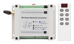 8-kanalsrelä 8CH 10A DC 12V‑36V Lampkontroll Radioväxelrelämodul med fjärrkontroll
