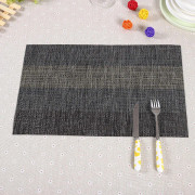 Placemats Set om 4, Vinyl Bordsunderlägg, Värmebeständiga Fläckbeständiga Vikbara Placemats, Tvättbara Avtorkningsbara Underlägg för Köksmatbord Deco