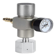 2-i-1 Mini CO2 Regulator för Sodastream med TR21.4 Adapter & 8mm Anslutningsnippel As shown As shown