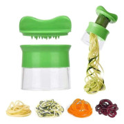 Spiral Grönsaksskärare Grönsaksspaghetti Spiralizer Manuell Grönsaksskärare Skivare För Zucchini