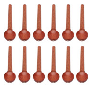 12 st Rosenholts Stämstift Stämskruv Nyckel Pin Stämningsverktyg Instrument Tillbehör Set