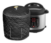 Elektrisk tryckkokare lock, vattentät 6/8 kvarts dammskydd Black 6 quart