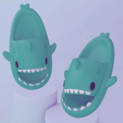 Shark Tofflor Halkfria duschtofflor Badrumstofflor Mjuka sommarsandaler för flickor och pojkar New V