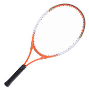 1 st professionell tennisracket i aluminiumlegering med bärväska för nybörjare (orange)