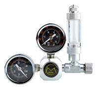 CO2-tryckreducerare med bubbelräknare för akvarier