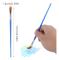 Flat brushes - Small brush - Detail painting - Acrylic Oil Watercolor - Artistic painting - Flat brush - Suitable for children and students (Blue -...