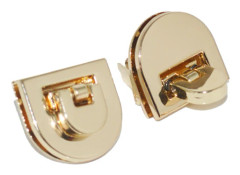 Spänne Twist Lock Hardware för axelväska form handväska DIY Turn Lock Bag Clas
