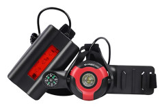 West Biking Uppgraderad Sport Löparlampor LED Säker Nattlöpning Ficklampa Varningslampor Laddning USB Lampa Bröstlampa