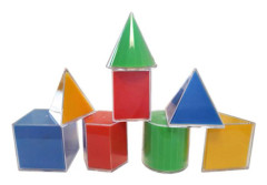 8 st Geometrisk Modell Demontera Kub Cylinder Kon Leksak Matematik Resurser Lärande Pedagogisk Gåva