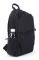 Small Black Sling Crossbody Backpack Shoulder Bag for Men Women, Lightweight Single Strap Backpack Sling Bag Backpack for Hiking Walking Cycling Travel C