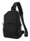 Small Black Sling Crossbody Backpack Shoulder Bag for Men Women, Lightweight Single Strap Backpack Sling Bag Backpack for Hiking Walking Cycling Travel C