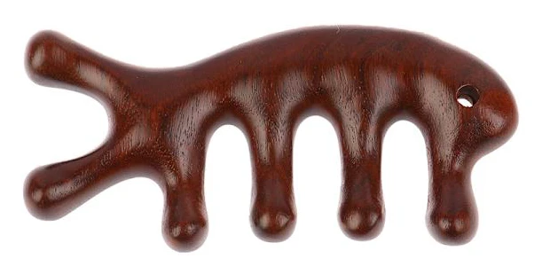 Body Meridian Massage Kam Bred Tand Kam Antistatisk Slät H A1