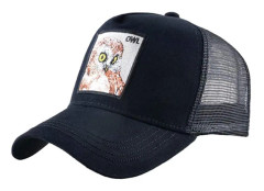 Unisex Animal Mesh Trucker Hat Snapback Broderad Patch Ba P