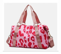 Wet And Dry Separation Womens Travel Bags, Weekender Carry On For Women, Sports Gym Bag, Workout Duffel Bag Pink