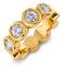 Ocean gem ring gold
