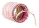 Spoleband, Rosa/Gul 50 m, 1 Styck