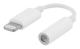 Lightning till 3,5 mm AUX - iPhone / Apple - Hörlursadapter Vit
