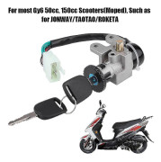 Tändningslås Nyckel Lås Bensin Tanklock Set För Gy6 50cc Jonway Taotao Roketa Scooter Moped Cykel