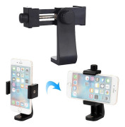 PULUZ PU410 360° Rotationsbar Universal Telefonklämma Hållare Fäste för Smartphones [DB]