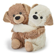 Intelex Warmies Mysig plysch Värmepaket som går att värma i mikrovågsugn Värmbar, gosig mjukleksak Hugs - Puppies