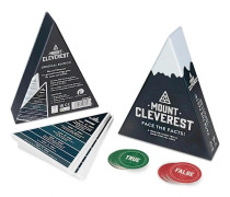 Mount Cleverest Sant eller Falskt Trivia-spel - Roligt julkortspel för fester, resor och julstrumpor