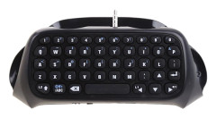 Kontrolltangentbord för PS4 Trådlöst Bluetooth-kompatibelt tangentbord Mini Chatpad Gaming Live Chat Message Gamepad Tangentbord