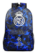 Graffiti Real Madrid Uefa Champions League Axelväska Fan Ryggsäck Student Skola Väska Förvaringsväska sjx