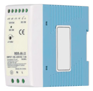 Ultratunn Industriell BERM Switch Strömförsörjning MDR-60-12 60W 12V 5A ABS Skal