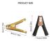 Bilbatteriladdare Alligator Clips, Isolerade Batteriklämmor, 2 st E