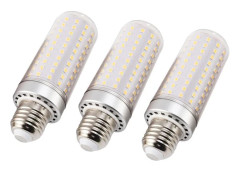 LED Bulbs, 3-Pack 3000K Warm White Light Bulbs, 15W LED Corn Light Home Lighting