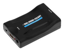 Hdmi till Scart-omvandlare Av-adapteromvandlare Pal Ntsc-omkopplare för tv-telefon