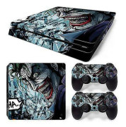 Ps4 Slim Console And Controllers Skin Sticker - Joker