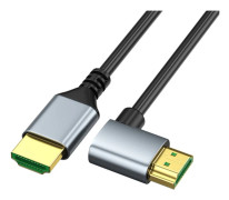 2.1 Version 8K 60Hz Videokabel 90 Graders Vinkel Valfritt för Projektorduk