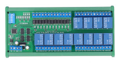 12 in 12 Out Relämodul RS485-kort Elektronisk komponent DIN-skena 24V N4D8C12