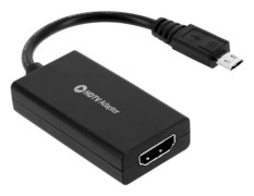 HML HDMI till Micro-USB adapterkabel Kompatibel med smartphone och surfplatta