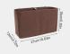 1 st Filt Inner Väska Organizer Miljövänlig Filt Kosmetisk Organizer Resevänlig Med Filtfoder Filt Innerfoder Väska 27x12x16cm