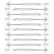 10pcs Hydraulic Support Rod Furniture Cabinet Tatami Soft Close Hinge Iron Head Gas Lift Strut