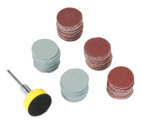 25mm Mixed Grit Sandpaper Sponges Set 100 Pieces