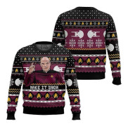 Captain Picard Ful Jultröja Make It So Rolig Julfest Kläder Nyhet Jul Tröja Plus Size Julklappar