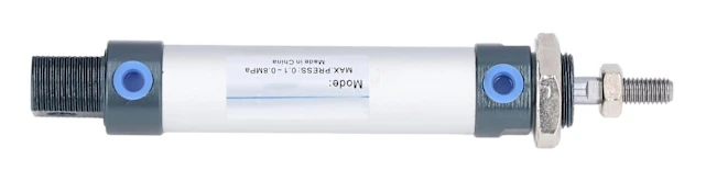 Luftcylinder Pneumatisk Mini 20 mm Borr Dubbelverkande 0,1-0,8 MPa Aluminiumlegering MAL20MAL20x100mm/3,94 tum Slaglängd